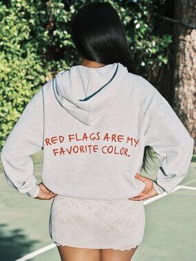 BNWT In Package Red Flags Hoodie x Boys Lie